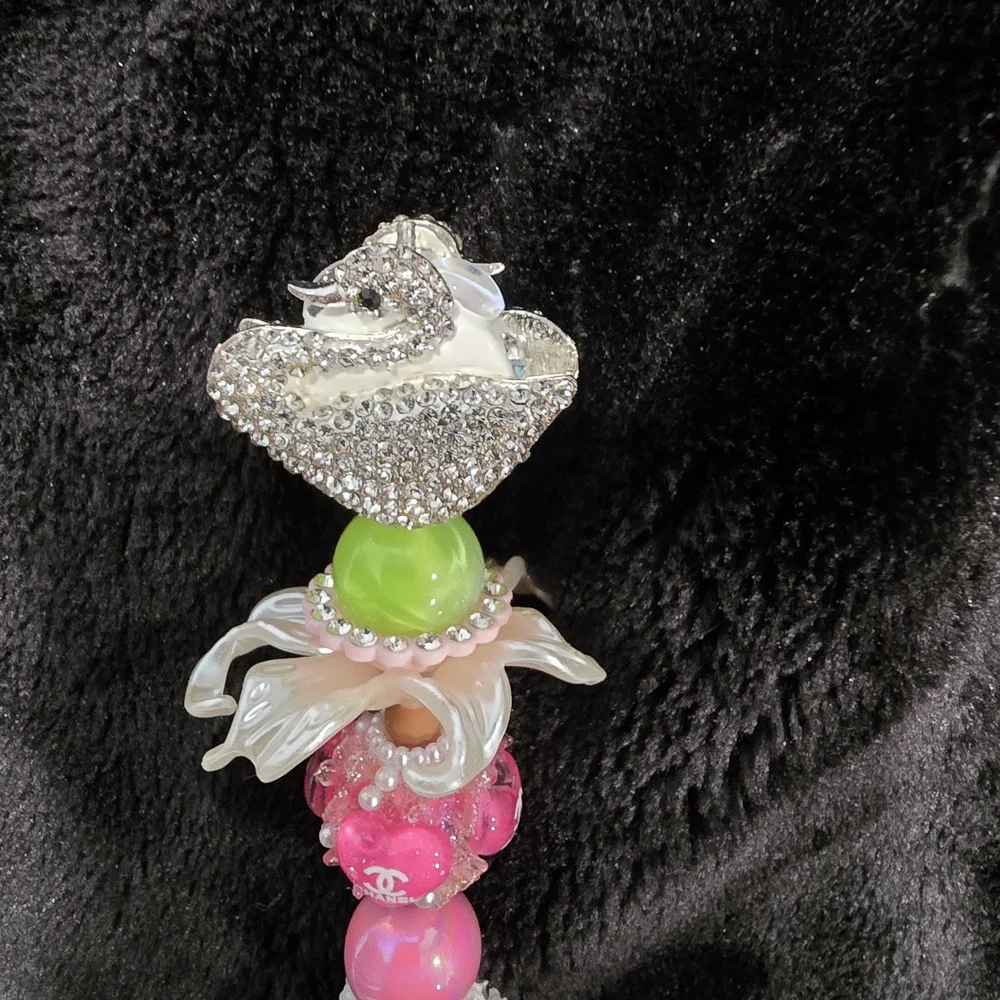 Elegant Multicolor Beaded Pen